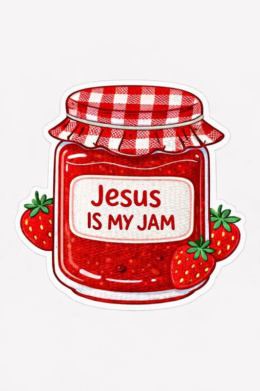 Jesus is my jam sticker
