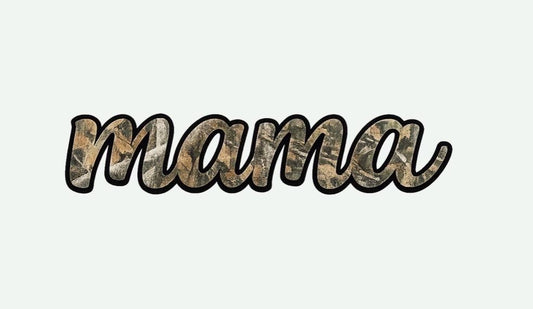 Mama Camo sticker